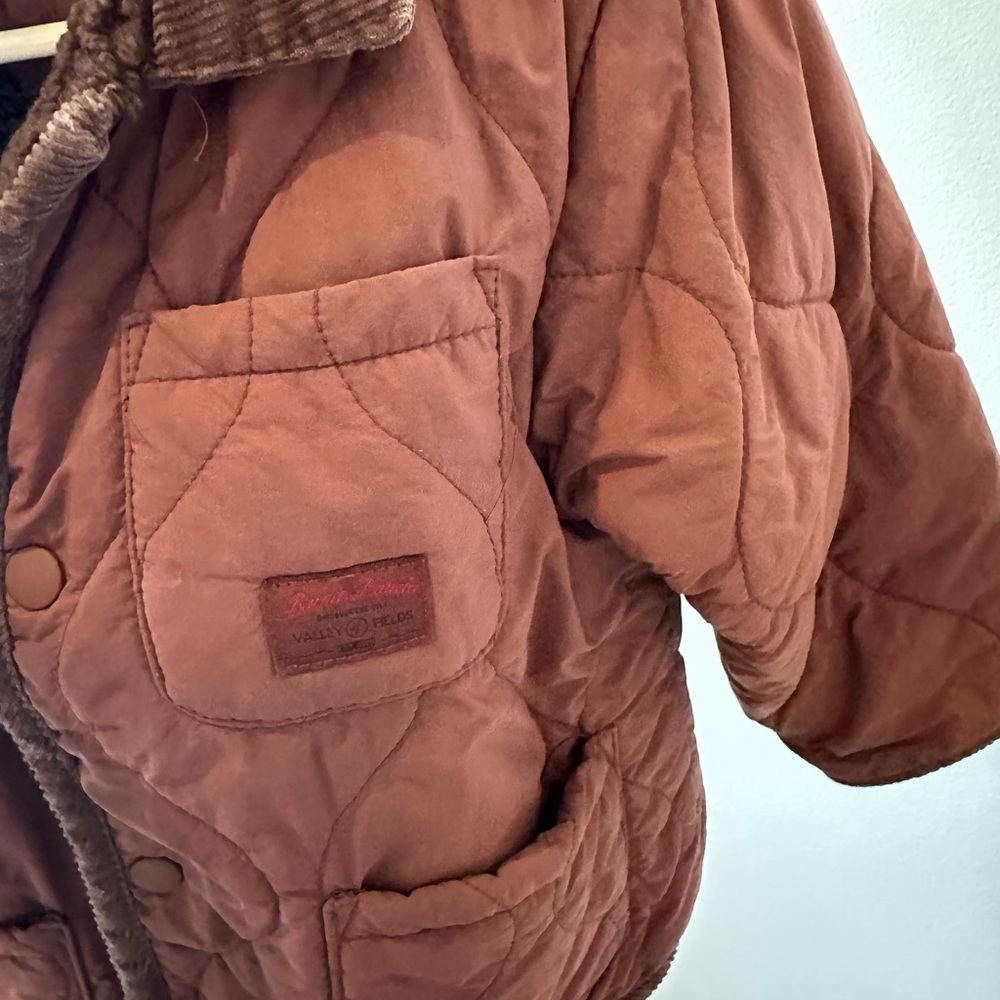 Zara Kids Quilted Brown Jacket